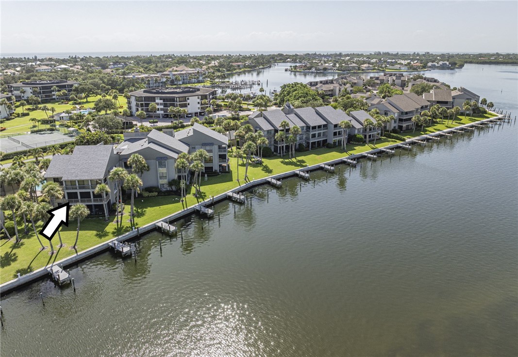 1001 Bay Road, Unit 205 Vero Beach, FL 32963 - Photo 35 of 36 an aerial view of residential houses with outdoor space