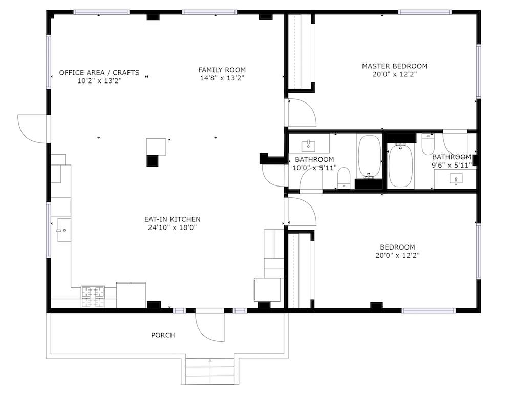 260 Key Honey Road Tavernier, FL 33070 - Photo 35 of 35 floorplan demo for brochure