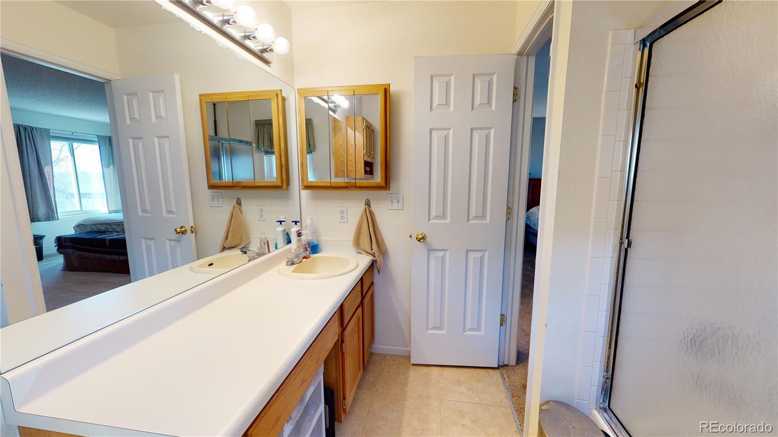 10482 Hyacinth Street Highlands Ranch, CO 80129 - Photo 30 of 40 a bathroom with a sink and a mirror