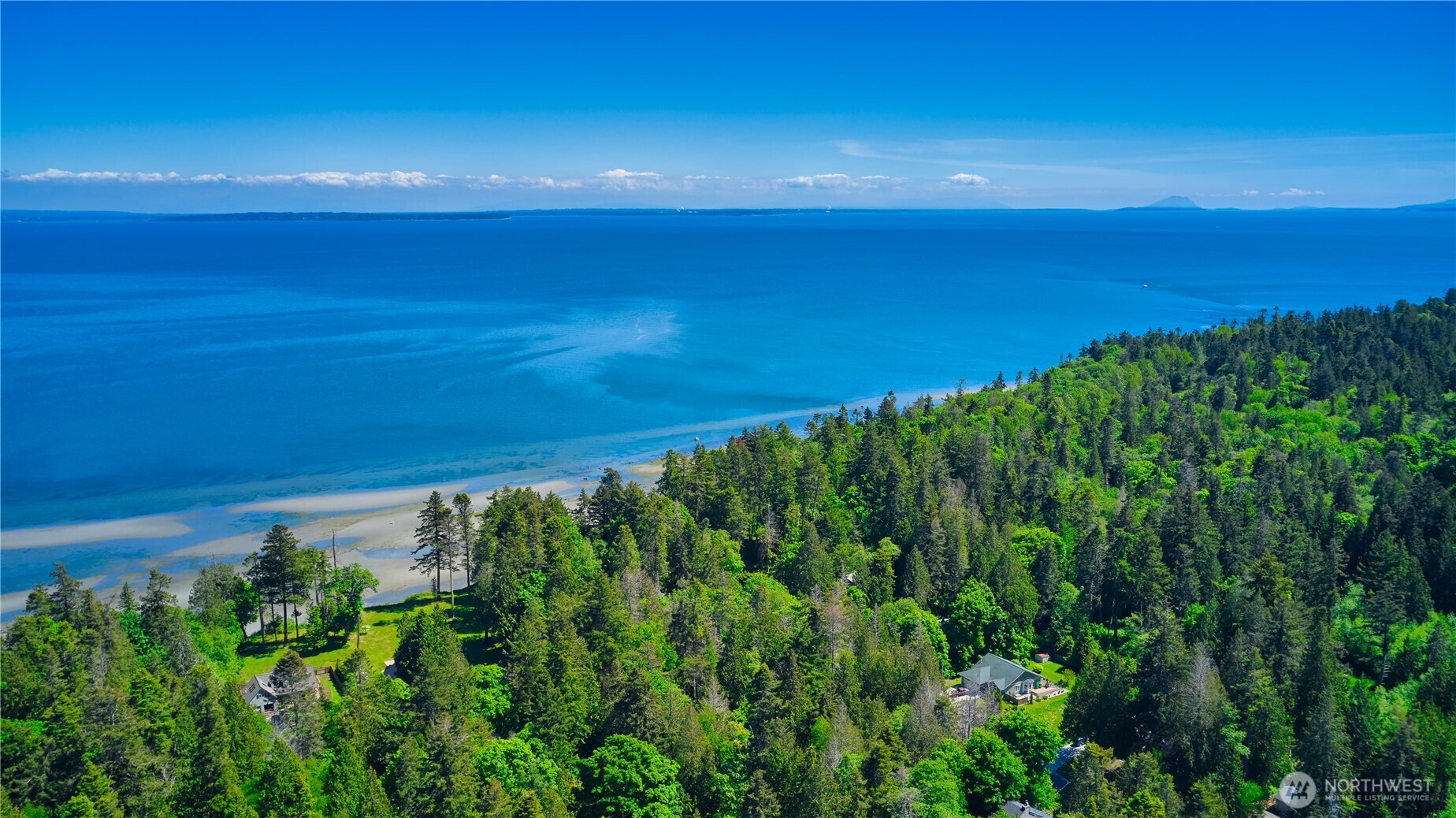 412 High Bluff Dr Point Point Roberts, WA 98281 - Photo 11 of 29 a view of an ocean and a mountain