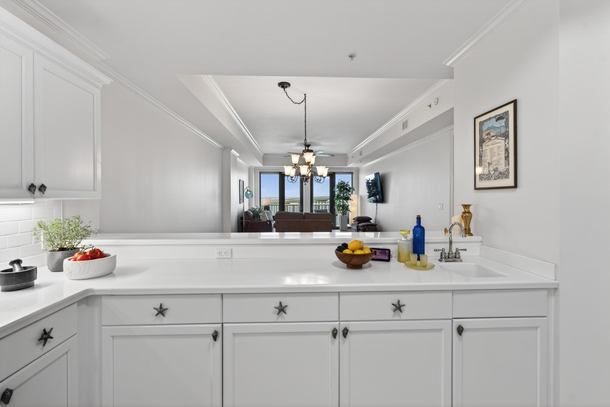 5 Calhoun Avenue, Unit 504 Destin, FL 32541 - Photo 19 of 64 Kitchen Prep Area & Breakfast Bar