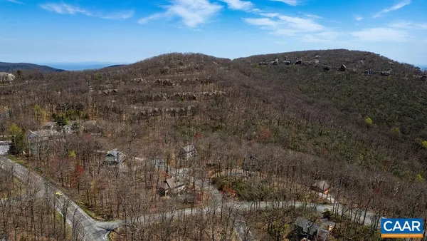a view of roof with a tree