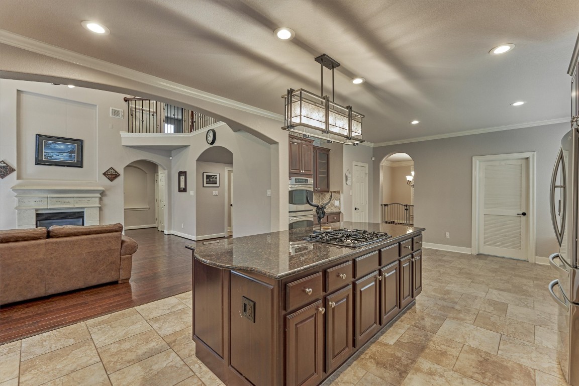 6615 Pelham Chase Drive Spring, TX 77389 - Photo 20 of 49 A look back at the living room, breakfast area and formal dining room shows the open concept layout of this home.