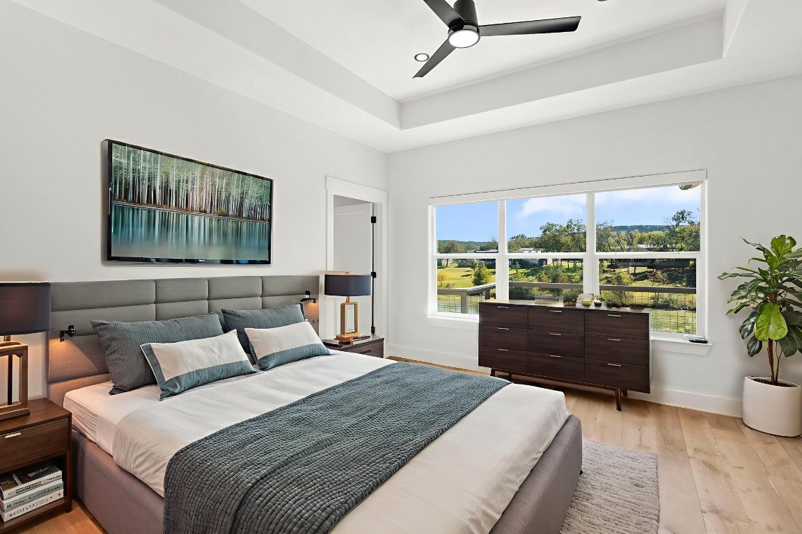 1830 Flite Acres Road Wimberley, TX 78676 - Photo 26 of 39 Virtually staged Master Bedroom