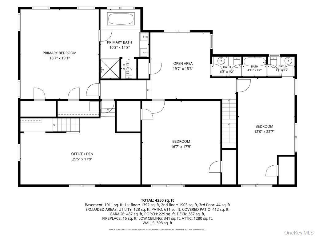 55 Harris Road Katonah, NY 10536 - Photo 48 of 50 Second Floor Floor Plan
