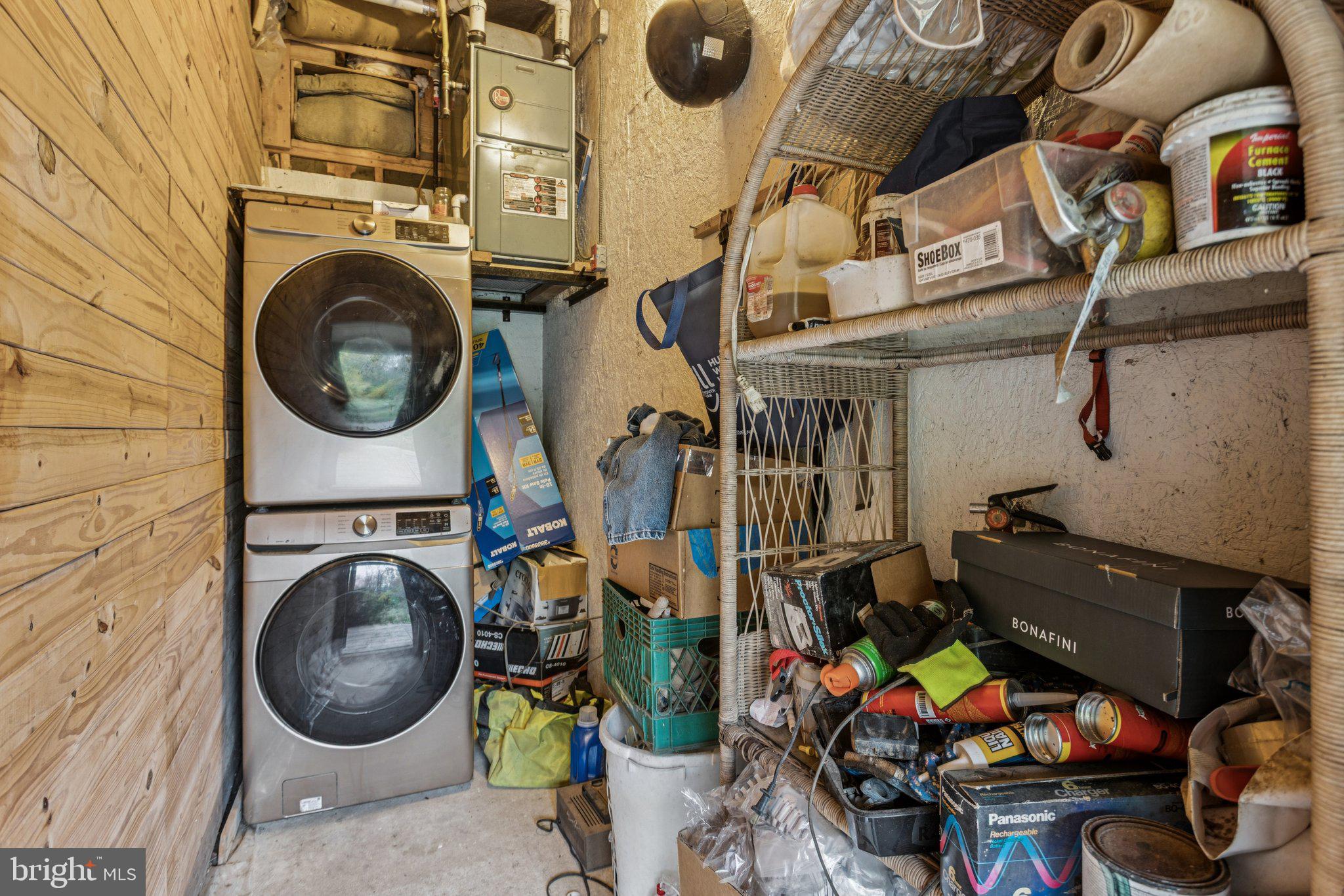 75 Piercetown Road Millville, NJ 08332 - Photo 25 of 49 a utility room with dryer washer and a view of