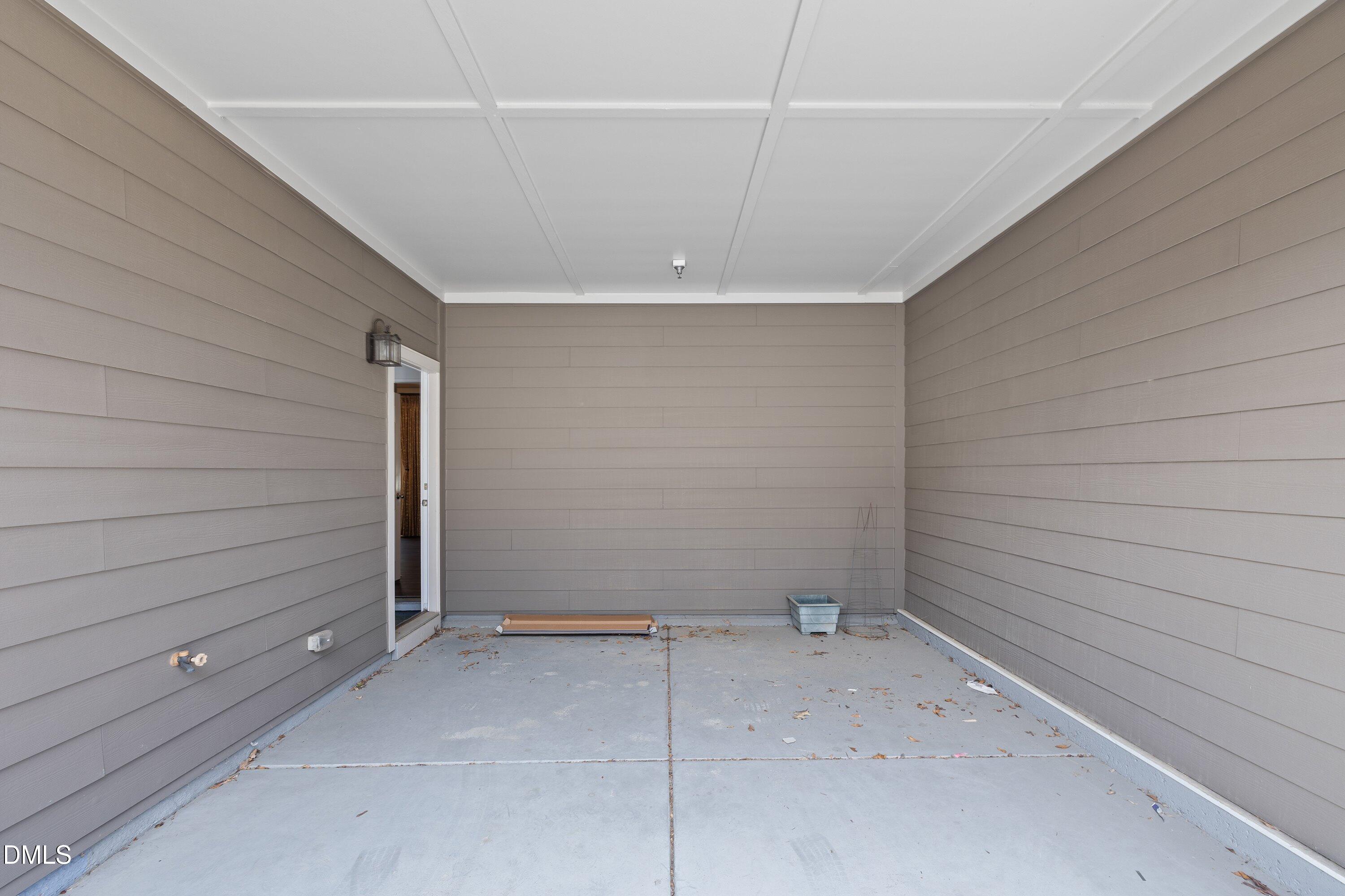 9302 Alcazar Walk Raleigh, NC 27617 - Photo 32 of 40 a view of a garage