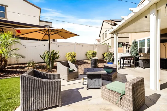 a swimming pool with yard