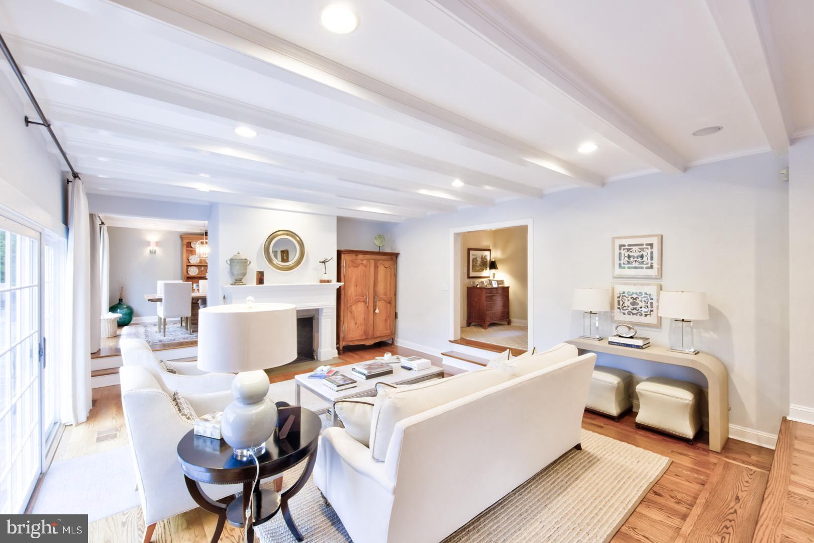 228 South Fairfield Road Devon, PA 19333 - Photo 12 of 61 a living room with a couch and a table