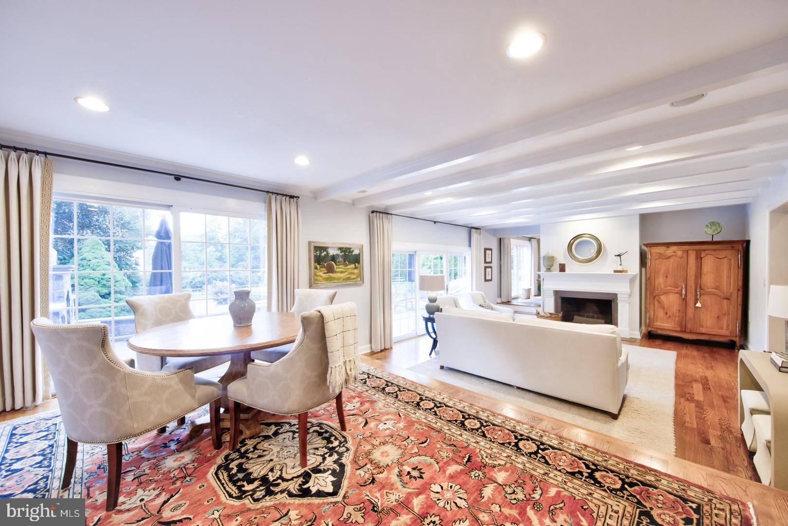 228 South Fairfield Road Devon, PA 19333 - Photo 15 of 61 a living room with furniture and a fireplace