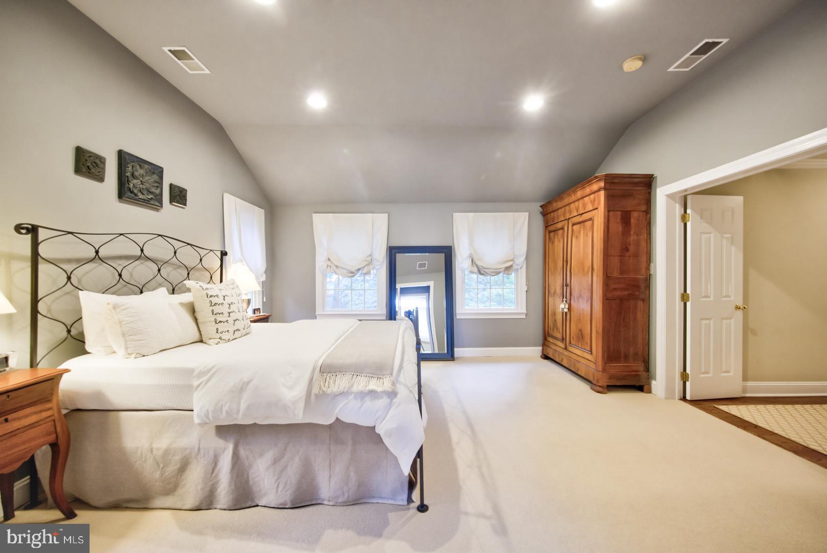 228 South Fairfield Road Devon, PA 19333 - Photo 49 of 61 a bedroom with a large bed and a large window