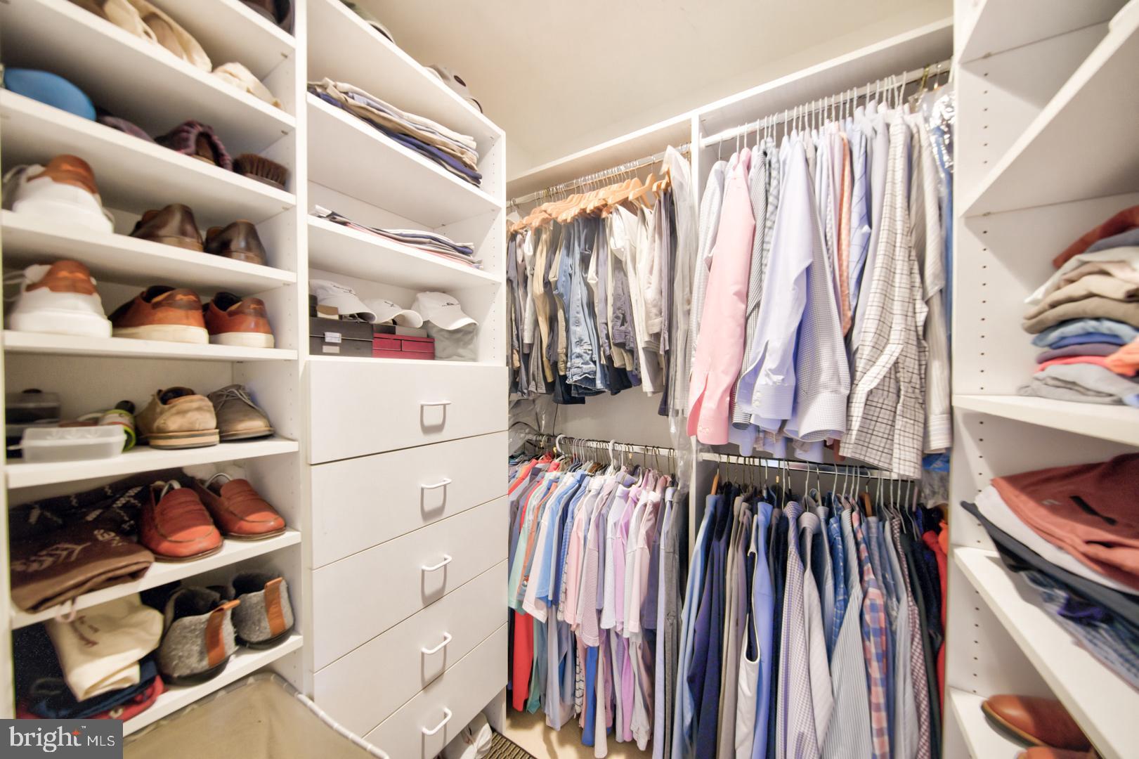 228 South Fairfield Road Devon, PA 19333 - Photo 50 of 61 a view of walk in closet with clothes and shoes