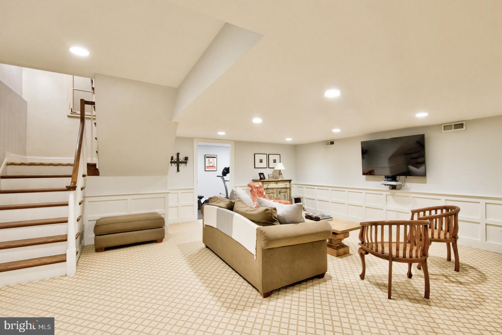 228 South Fairfield Road Devon, PA 19333 - Photo 54 of 61 a living room with furniture and a flat screen tv