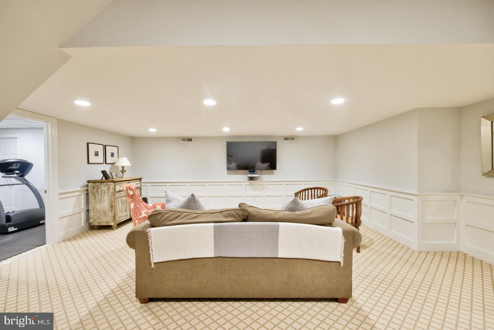 228 South Fairfield Road Devon, PA 19333 - Photo 55 of 61 a living room with furniture and a flat screen tv