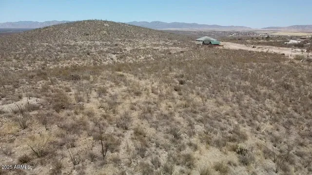 a view of city and mountain