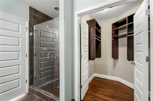 a view of walk in closet