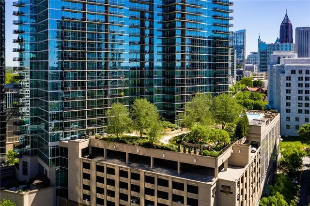 a front view of a building