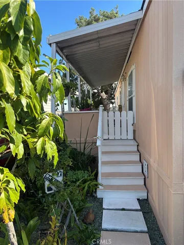 a view of outdoor space and deck