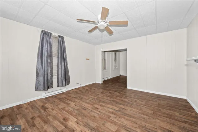 wooden floor in an empty room