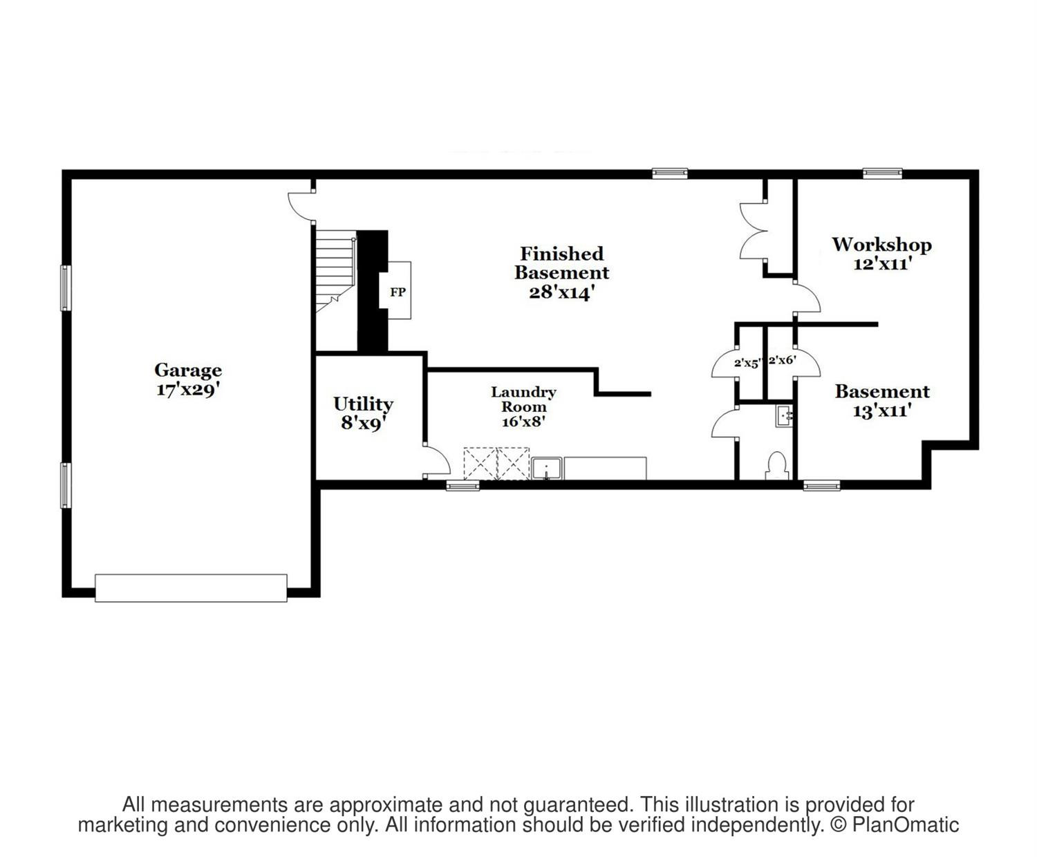 1301 Red Oak Road Ann Arbor, MI 48103 - Photo 40 of 40 Basement floor plan