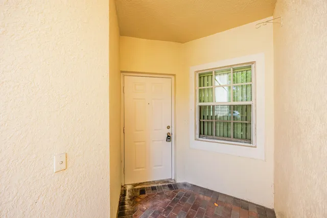 a view of front door