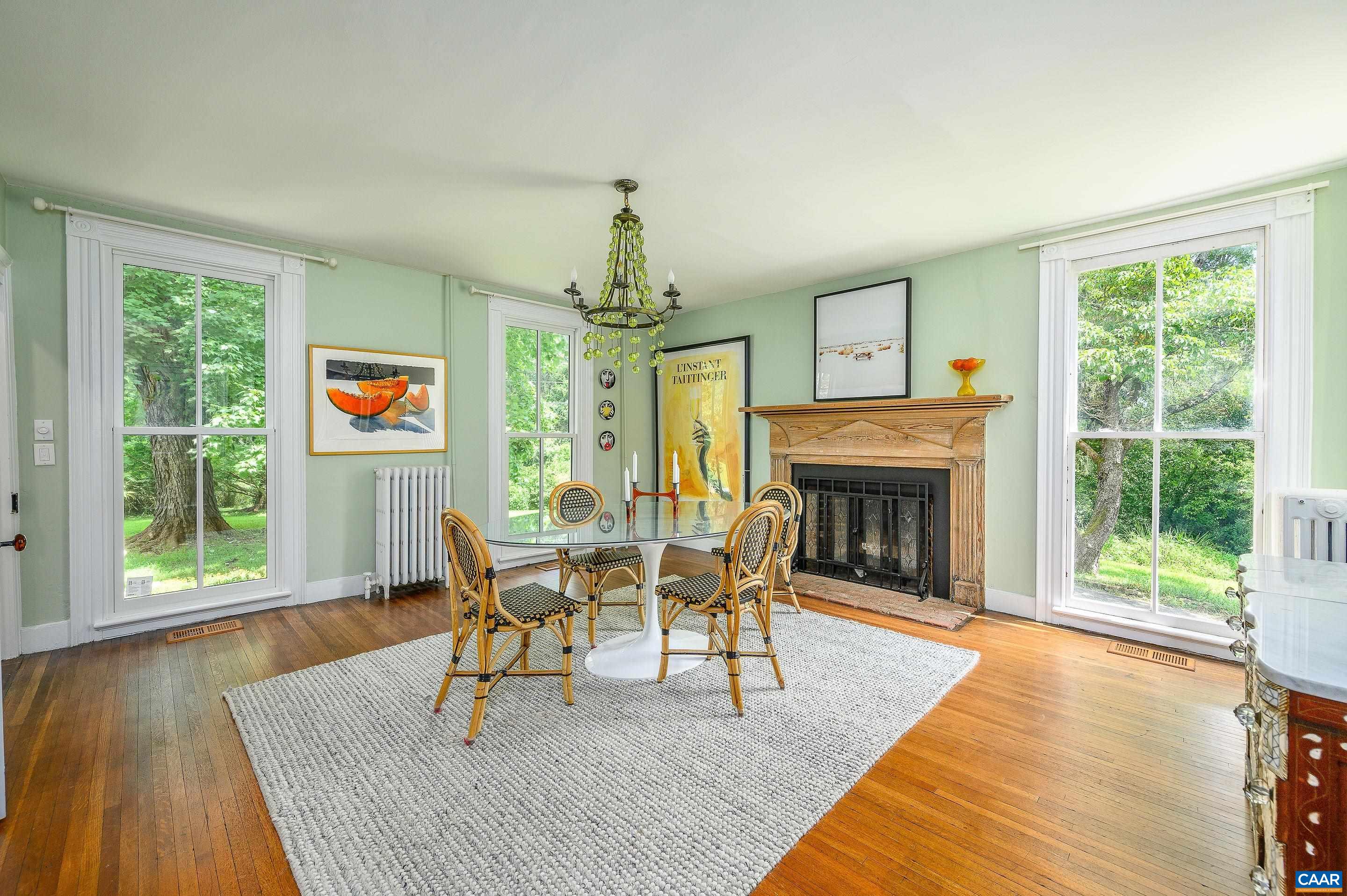 699 Ivy Depot Road Charlottesville, VA 22903 - Photo 8 of 55 a living room with furniture and a fireplace