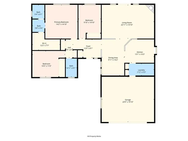 a view of a living room