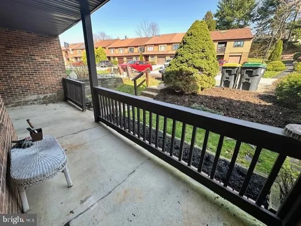 a view of a porch
