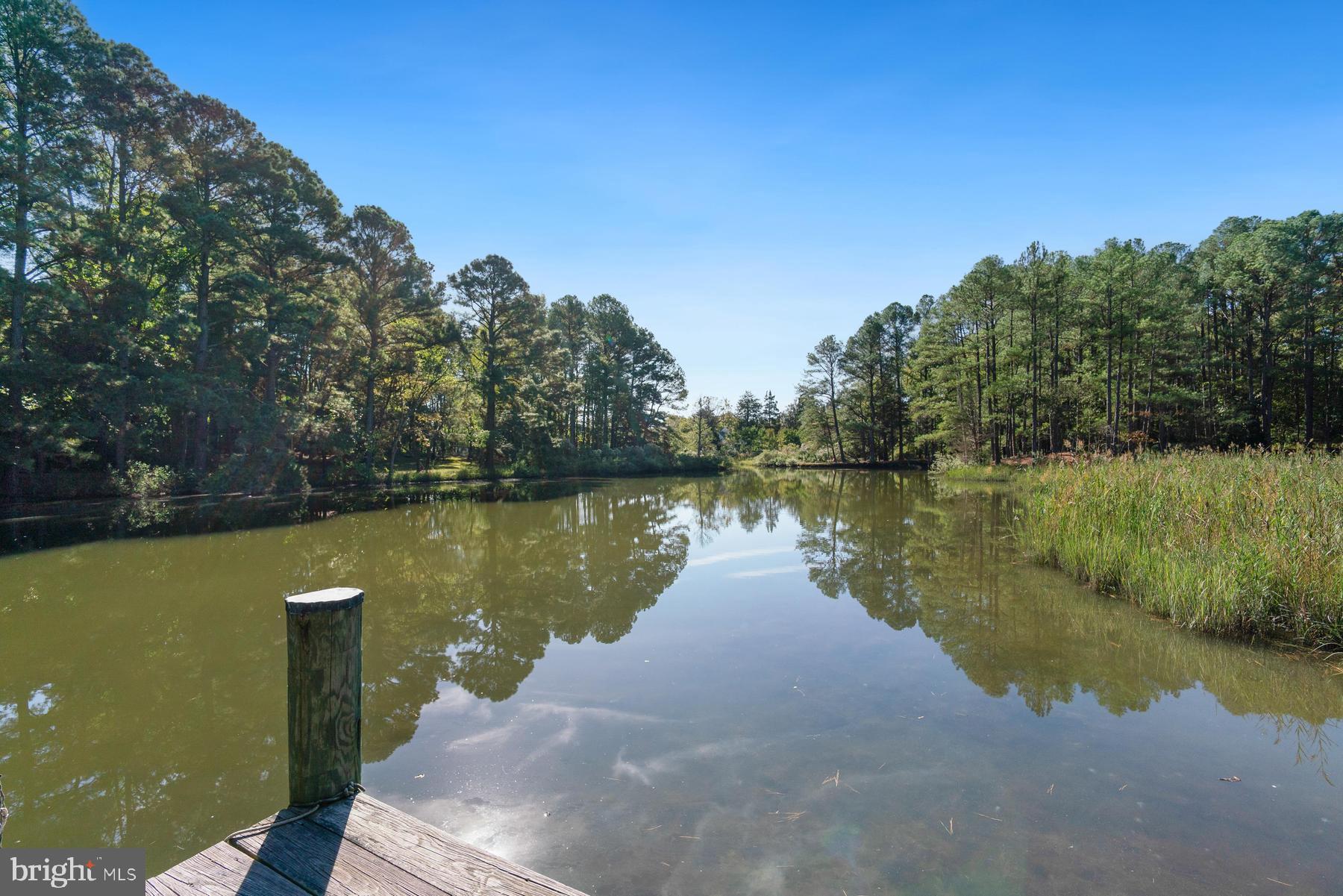 9171 Deepwater Point Road St. Michaels, MD 21663 - Photo 34 of 40 a view of a lake with a yard
