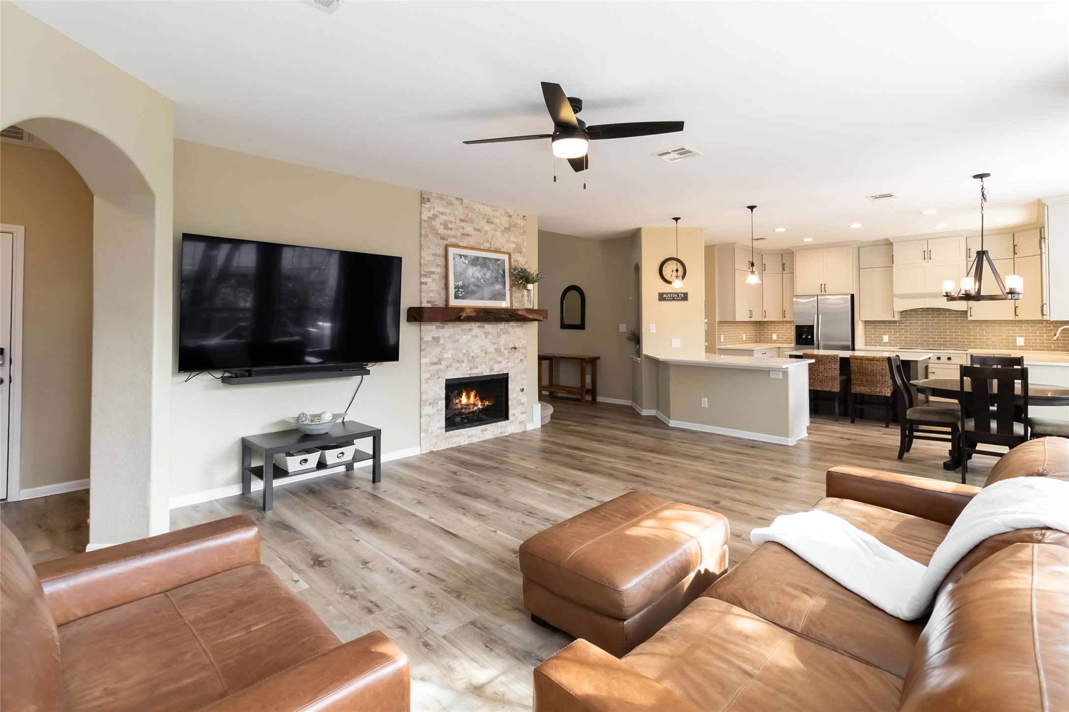 4525 Three Arrows Court Cedar Park, TX 78613 - Photo 10 of 32 Open Concept Living