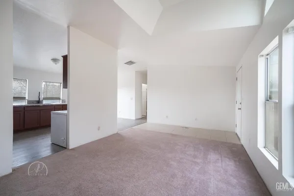 a view of a bedroom