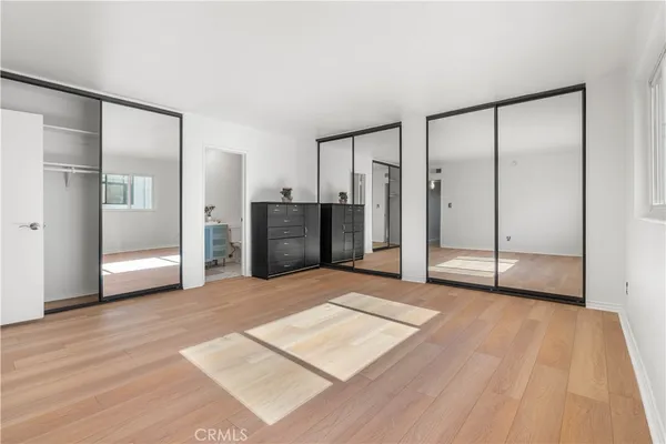 a view of a room with an empty room