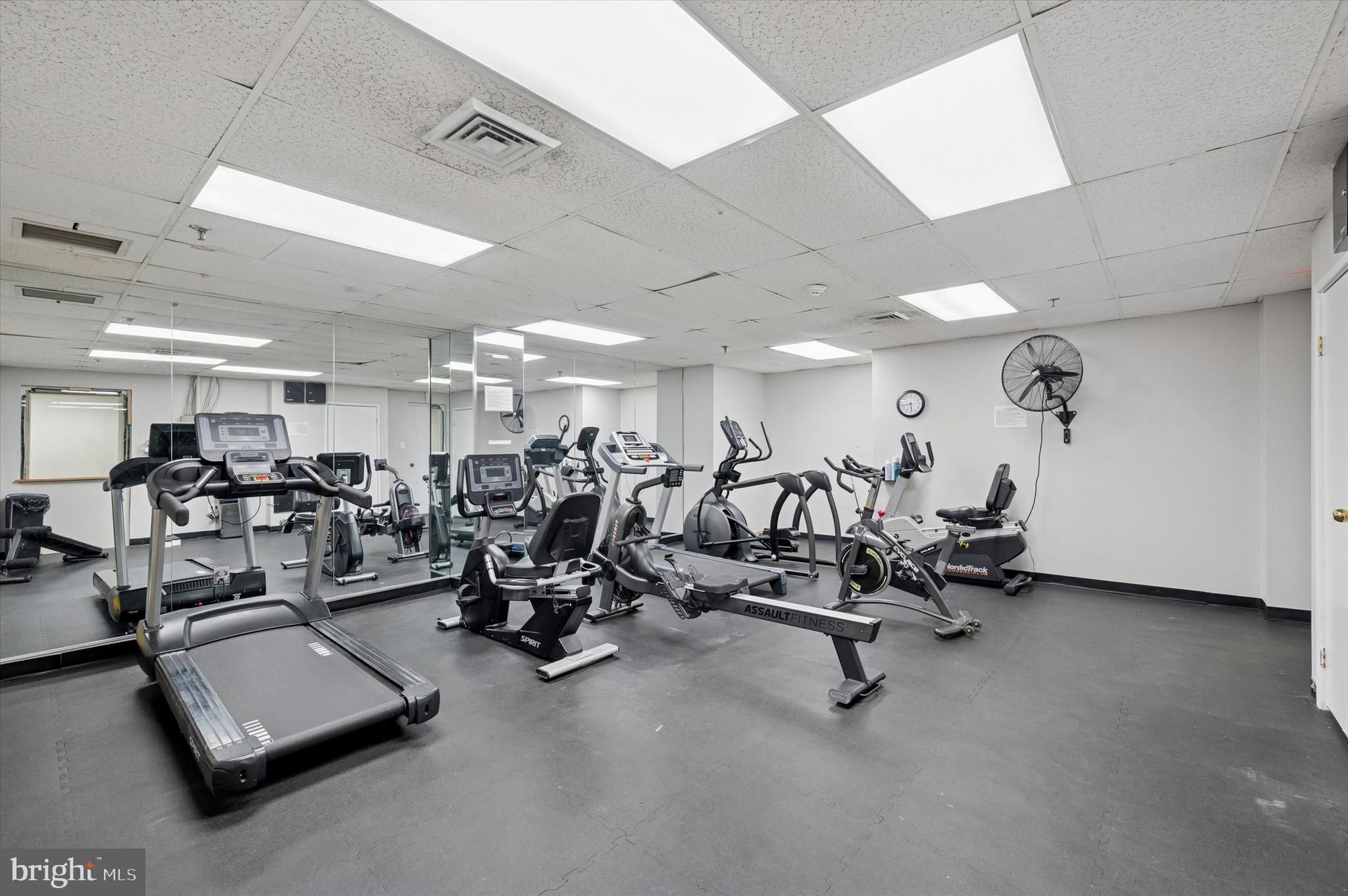 1601 Spring Garden Street, Unit 205 Philadelphia, PA 19130 - Photo 17 of 17 a view of a room with gym equipment