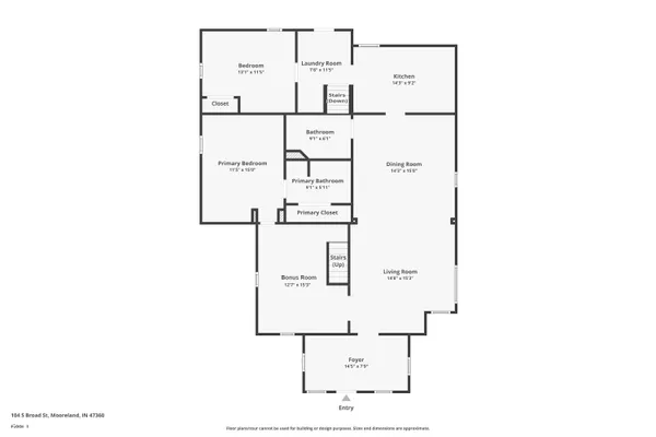 $248,900 | 104 South Broad Street, Mooreland, IN 47360
