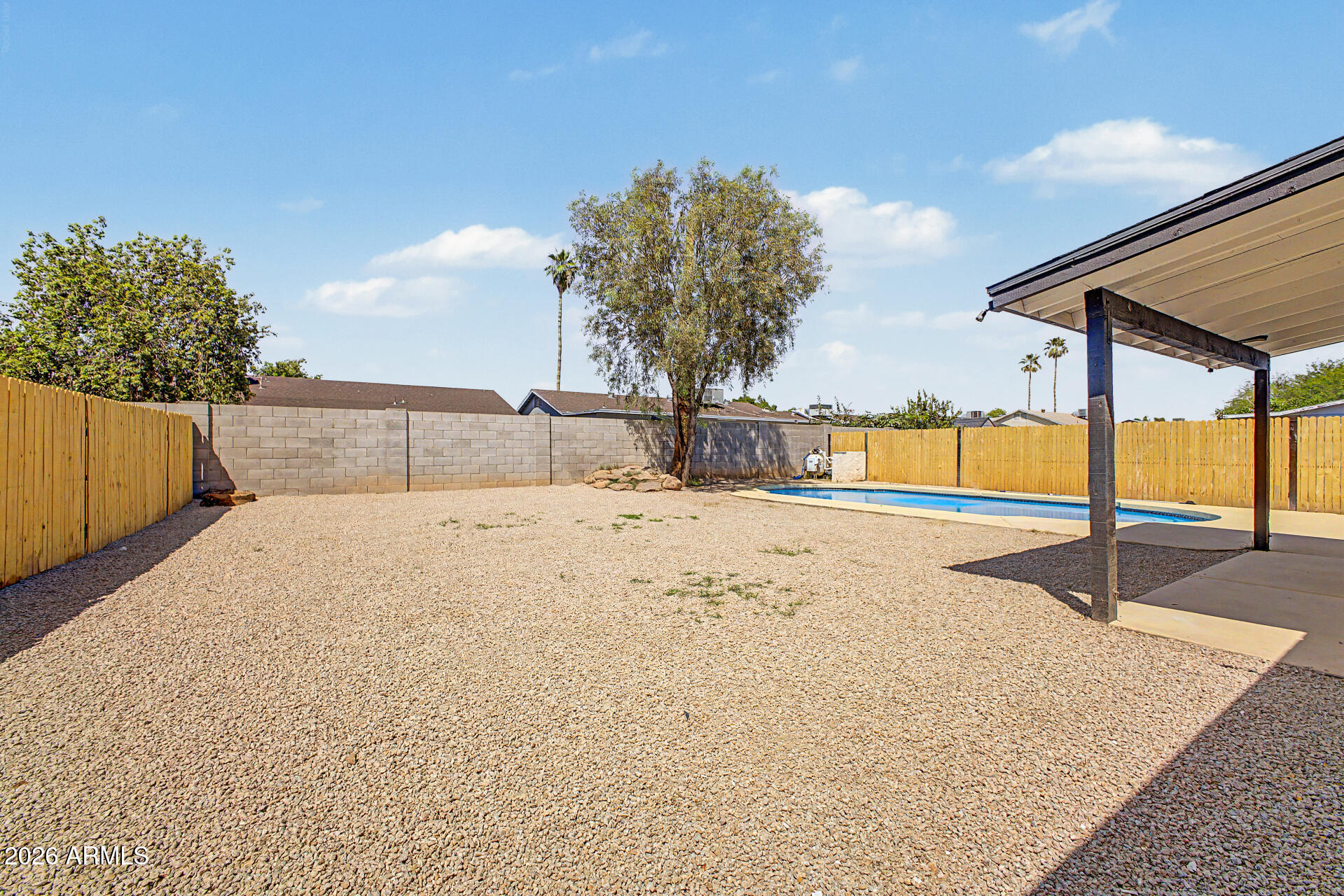 7214 West Flower Street Phoenix, AZ 85033 - Photo 27 of 29 a view of a backyard
