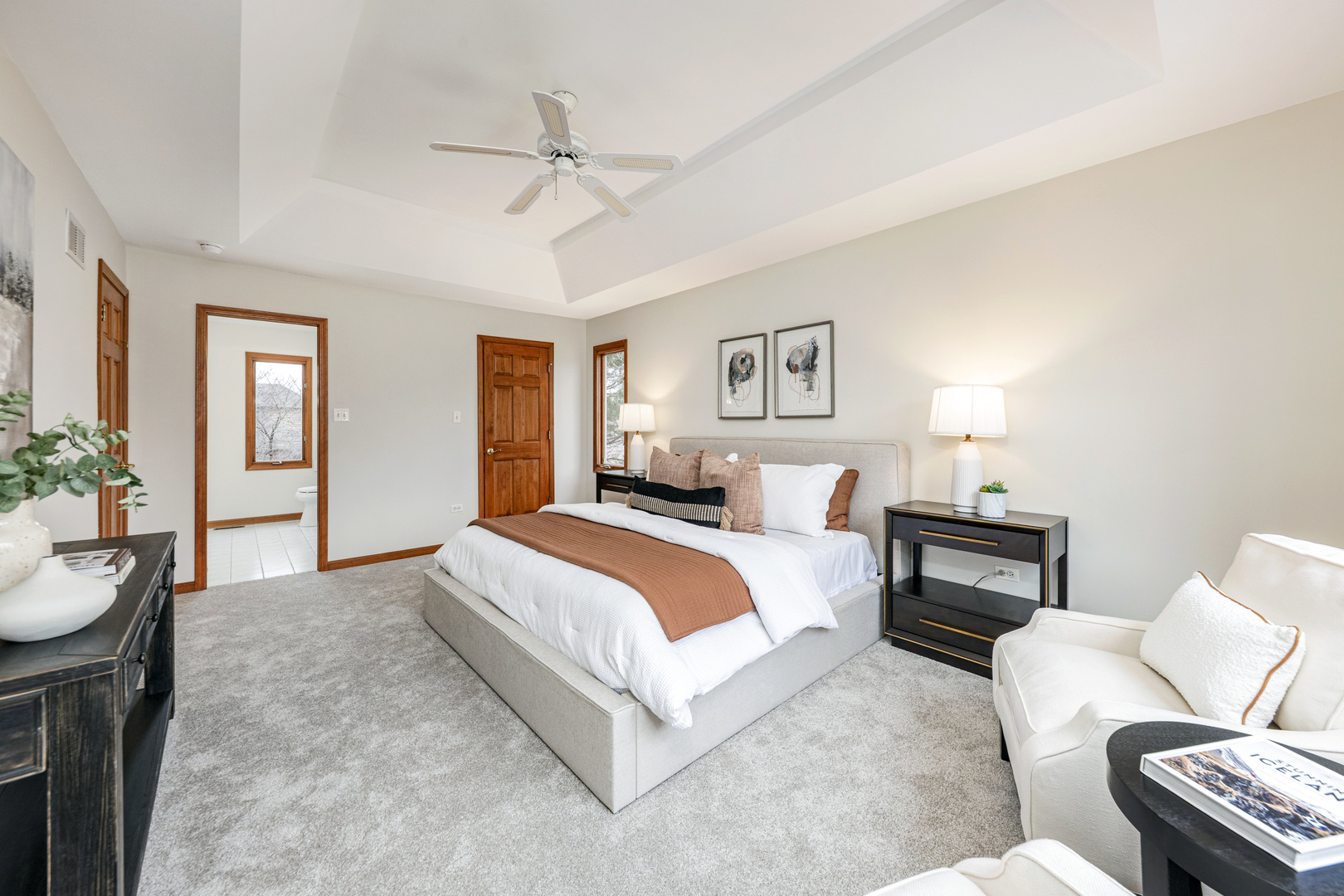 2703 Wait Road Naperville, IL 60564 - Photo 24 of 35 a spacious bedroom with a bed and furniture