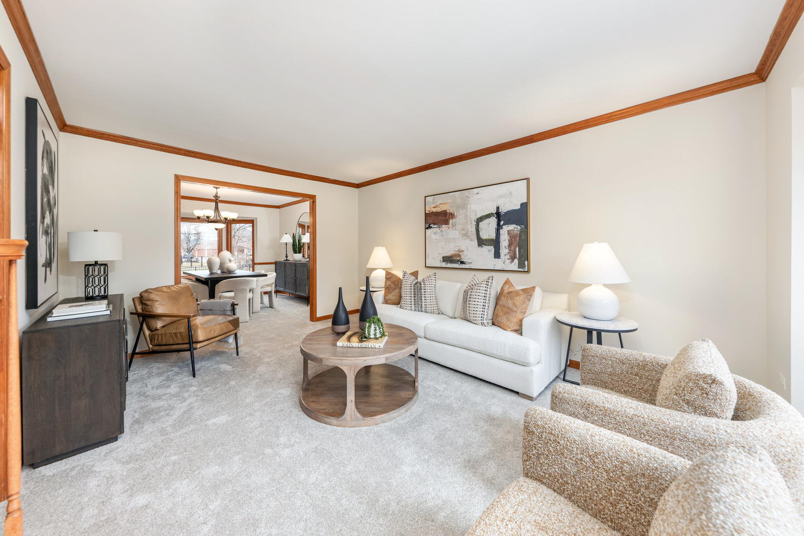 2703 Wait Road Naperville, IL 60564 - Photo 3 of 35 a living room with furniture and a large window