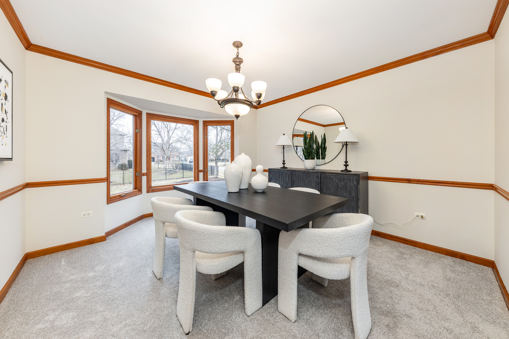 2703 Wait Road Naperville, IL 60564 - Photo 6 of 35 a view of a dining room with furniture window and outside view