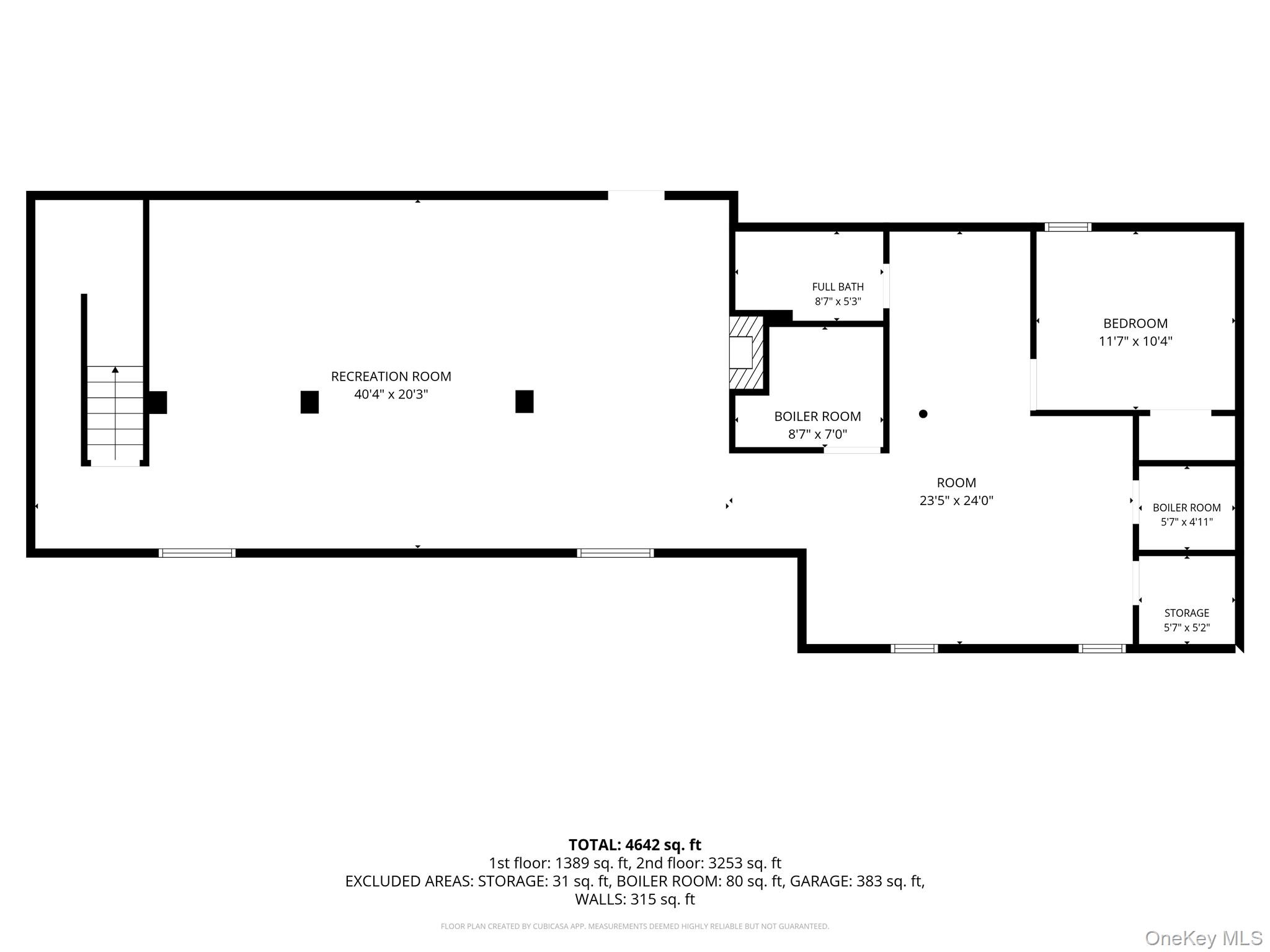 89 Spook Rock Road Suffern, NY 10901 - Photo 42 of 44 a picture of floor plan