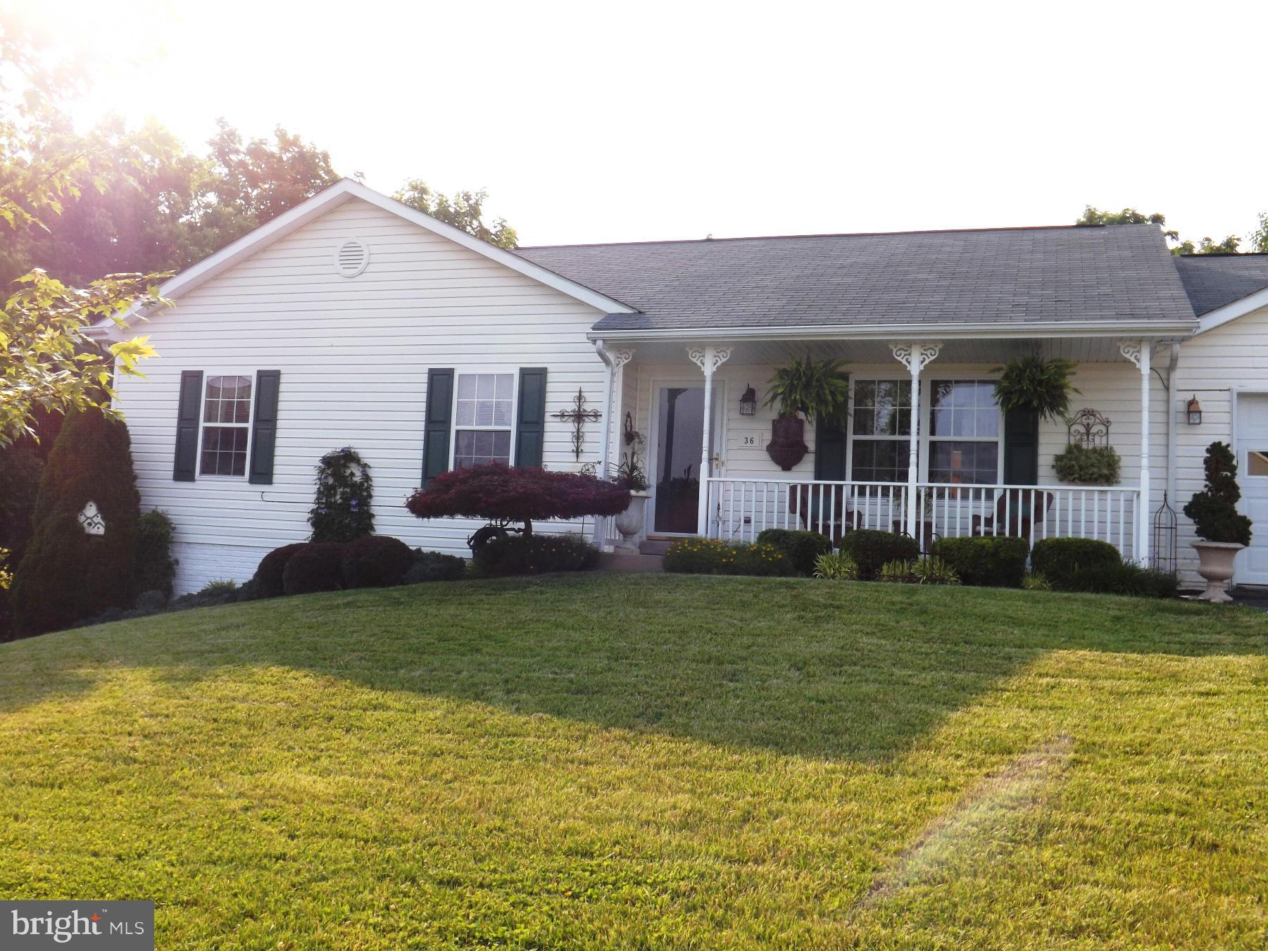 36 Roger Court Ranson, WV 25438 - Photo 29 of 29 a view of a house with backyard and porch