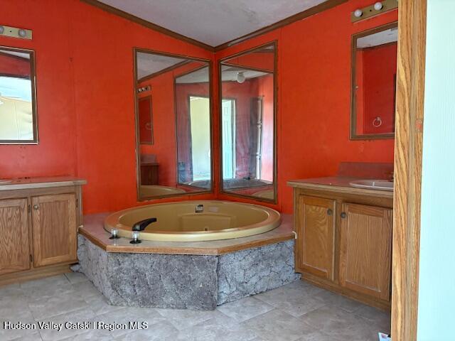 37 Willow Brook Farm Road Athens, NY 12414 - Photo 14 of 26 a bath tub sitting in a bathroom next to a window