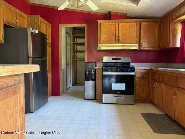 37 Willow Brook Farm Road Athens, NY 12414 - Photo 7 of 26 a kitchen with stainless steel appliances granite countertop a stove a refrigerator and a stove