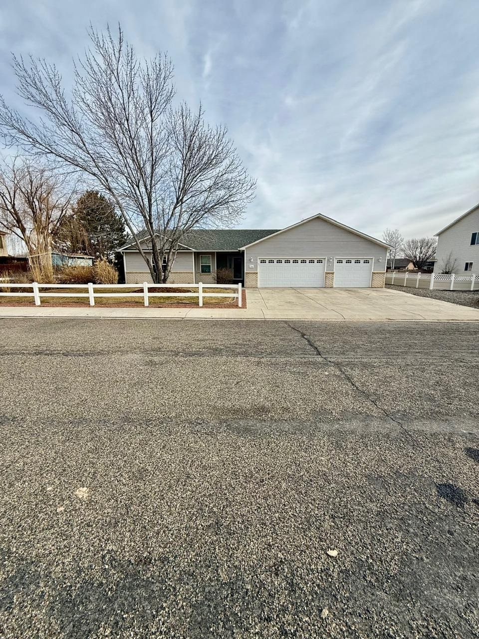 a view of house with outdoor space