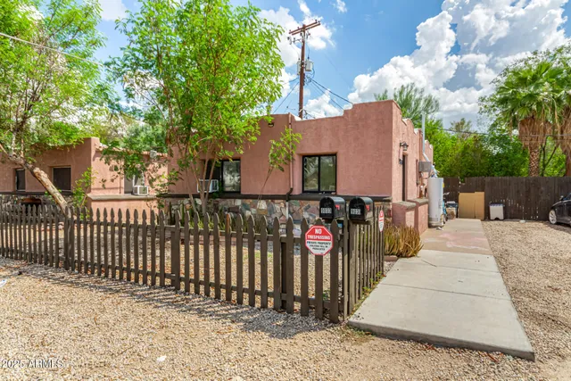 a front view of a house having yard