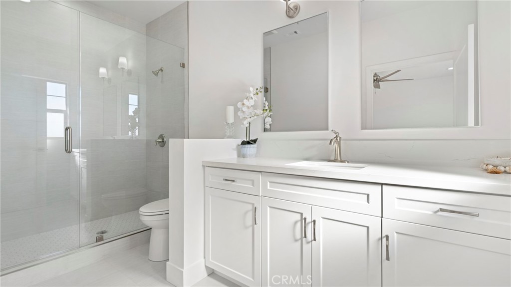 358 South Halcyon Road Arroyo Grande, CA 93420 - Photo 20 of 32 a bathroom with a sink a toilet and shower