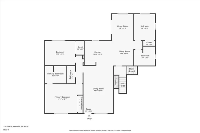 $475,000 | 119 Pine Drive, Kernville, CA 93238