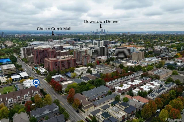 an outdoor view of shop with window