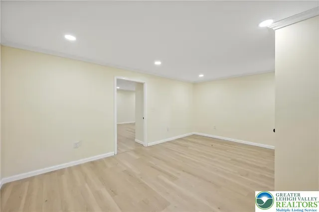 a view of an empty room