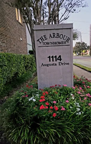 a view of sign board with a sign