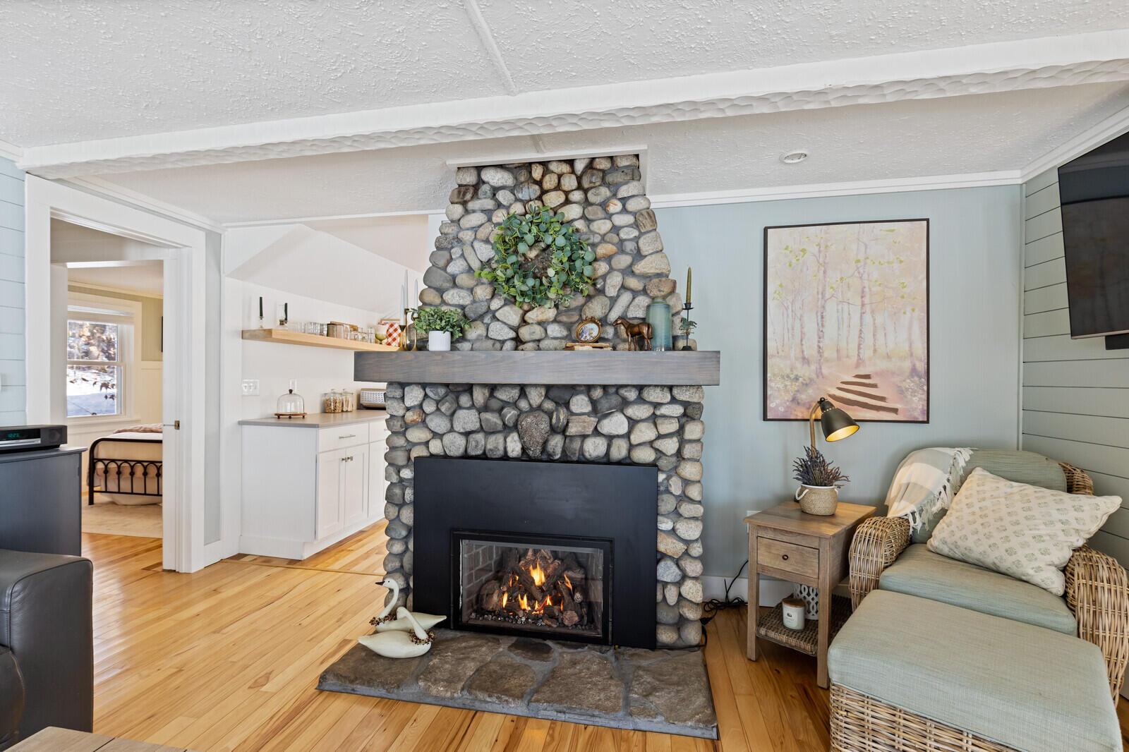 34 Albee Road Augusta, ME 04330 - Photo 21 of 61 Stone fireplace